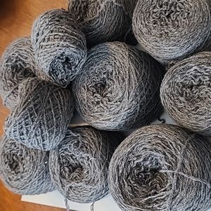 Cashmere yarn gray heather